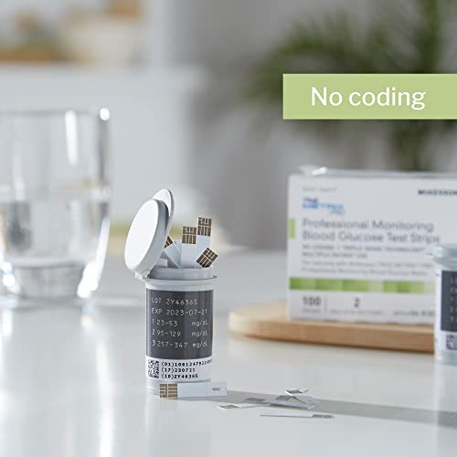 McKesson 06-R3051P-05 True Metrix Pro Professional Monitoring Blood Glucose Test Strip, Box of 50