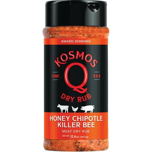 Kosmos Q Killer Bee Chipotle Honey BBQ Rub 12.6 oz.