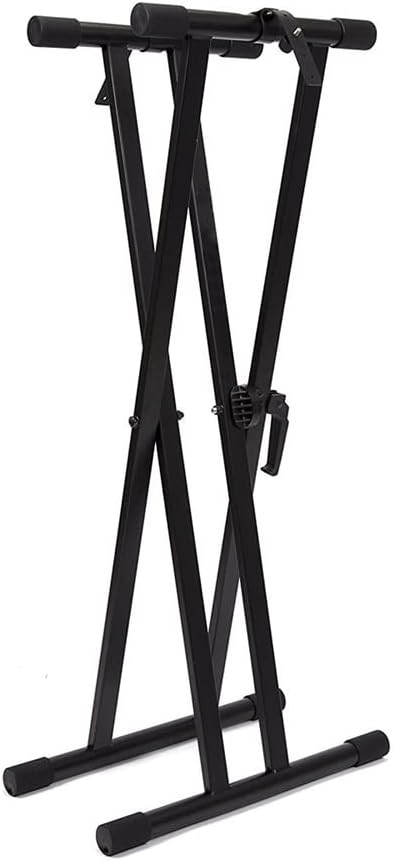 RockJam RJX29 Adjustable X Frame Keyboard Stand with Locking Straps