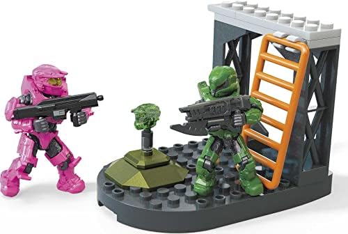 MEGA Halo Zone Control Construction Set with Spartan Helmet, Building Toys for Boys, Ages 8+