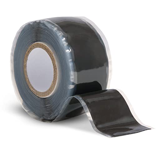 Domain Cycling - Bike Handlebar Tape - Self-Fusing Silicone Waterproofing Tape - 10 Ft Roll of Self-Bonding Handlebar Tape for Road Bike Repair