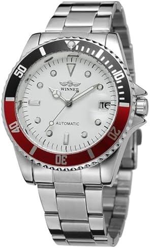 MASTOP Men Automatic Mechanical Watches Full Steel Waterproof Mens Watches | Calendar,Fashion Wristwatch for Men