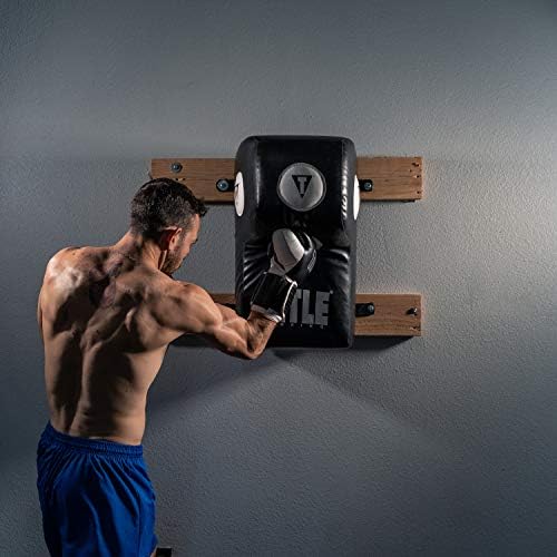 TITLE Boxing Wall Mount Menace Training Bag - Uppercut Bag, Angle Punching Bag