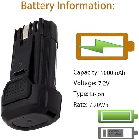 8V MAX Replacement Battery for DCB080 DCF680N1 DW4390 DCF680N2 DCL023 DCF680 DCB095 DCF682
