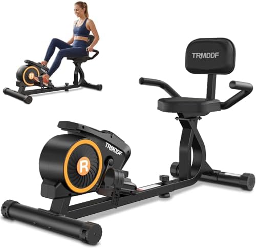Recumbent Exercise Bike with Magnetic Resistance for Home | Recumbent Stationary Bike with 16 Resistance Levels 400 Lb Capacity