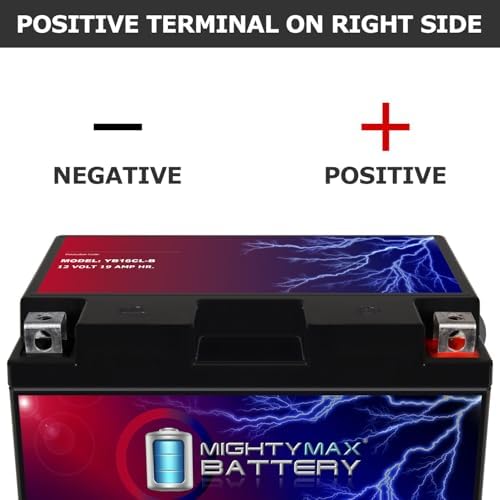 Mighty Max Battery YB14L-A2 -12 Volt 12 AH, 210 CCA, Rechargeable Maintenance Free SLA AGM Motorcycle Battery