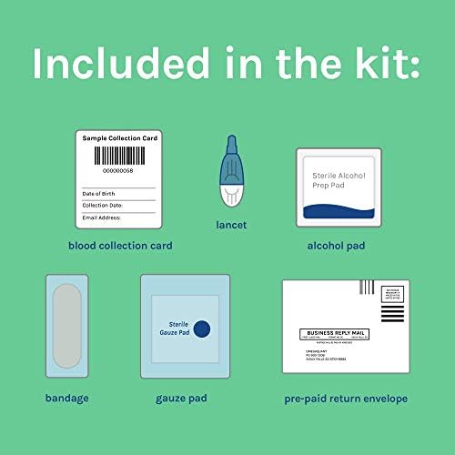 Omega Quant Omega-3 Index Complete - Complete Fatty Acid Profile Blood Test Kit | Includes - Omega-3s, Omega-6s, Saturated Fats, Monounsaturated fats