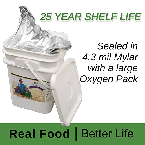 Hard Red Wheat Berries : Wheatland™ : 25 lb Bulk: Emergency Preparedness : Mylar : Oxygen Absorber : 30 Year Shelf Life : Non GMO: NO Glyphosate :