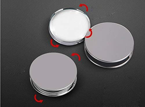 Mini 20X Folding Pocket Magnifier with Metal Case - Portable Reading Magnifying Glass for Inspection, Jewelry, Coins, Hobby, Travel