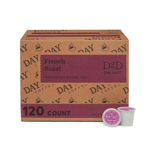 Day To Day Coffee Pods, Breakfast Blend Medium Roast, 120 Count K-Cup | Compatible with Keurig K-Cup brewers. Bulk single serve pods for everyday morning coffee at home, office or breakroom