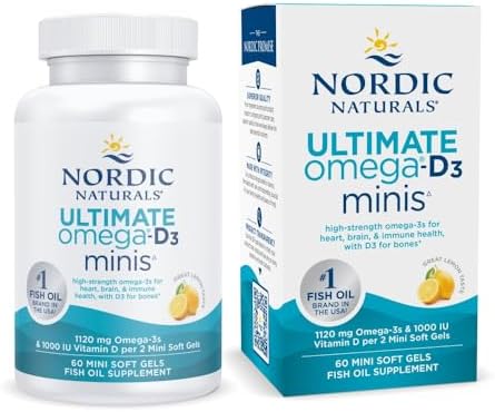 Nordic Naturals Ultimate Omega 2X Mini D3, 1120mg+1000IU