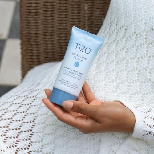 TiZO® Ultra Zinc | Non Tinted | Broad Spectrum SPF 40 for face and body | UVA and UVB protection | 20% Zinc Oxide formula | All Skin Types | 3.5