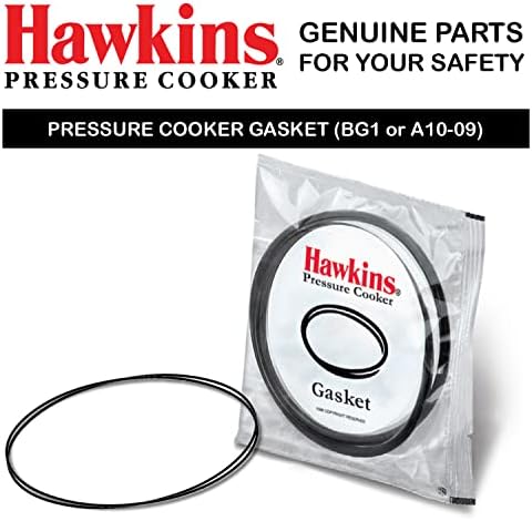 Hawkins A10-09 Gasket Sealing Ring for Pressure Cookers, 2 to 4-Liter, Black