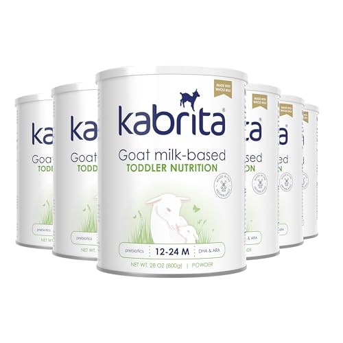 Kabrita Goat Milk Toddler Drink, Clean Label Certified, Gentle, 28oz | Toddler Nutrition Drink, 12–24 Months, Easy to Digest, Supports Gut Health, Immunity & Brain Development 28oz