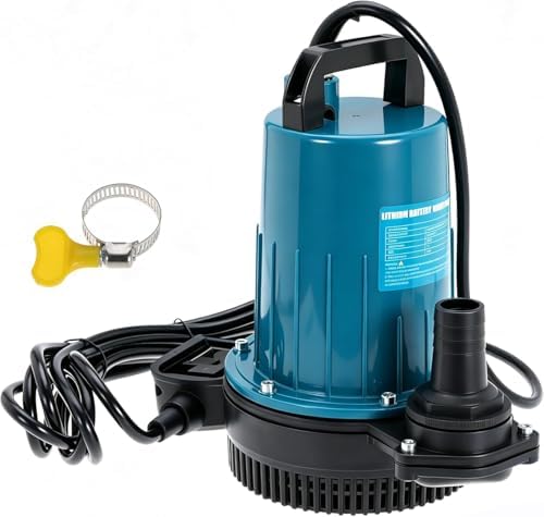 0.75HP 2900 GPH Sump Pump Electric Submersible Portable Utility Water Removal Transfer Pump for Swimming Pool Garden Pond Tubs Basement Window Wells