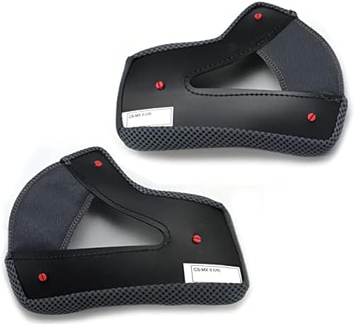 HJC CS-MX II Helmet Cheek Pads Black 3XL (17mm)