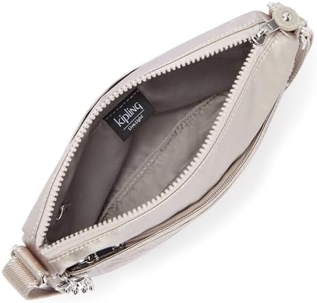 Kipling womens Sebastian Sparkly Gold Crossbody Bag