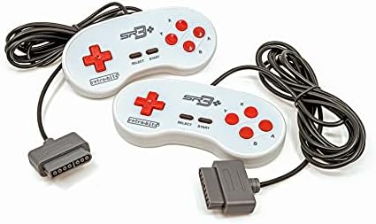 Retro-Bit Super Retro Trio HD Plus 720P 3 in 1 Console System - HDMI Port - for Original NES/SNES, Super Nintendo and Sega Genesis Games - Red/White
