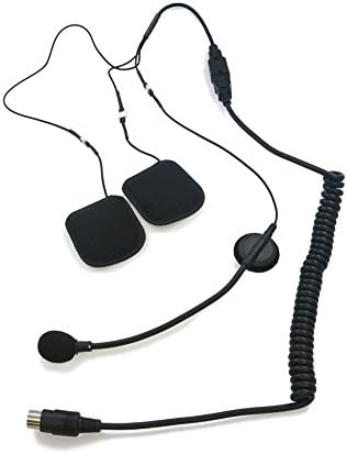 iMC Motorcom HS-G130P 5 Pin Stereo Headset with Boom Microphone for Honda Goldwing (Mini Din)