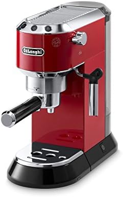 De'Longhi Dedica Espresso Machine, 15-Bar Pump, Frother, Stainless Steel | #1 Worldwide Espresso Machine Maker, Rapid Heat-Up, Frother, Compact Design, Easy to Clean