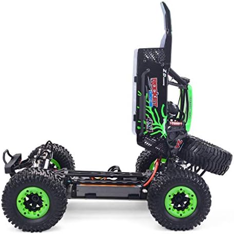 1/10 Scale 4WD RC Cars for Adults Brushless+Wheel，Max 43 MPH Off-Road Fast RC Cars (red)