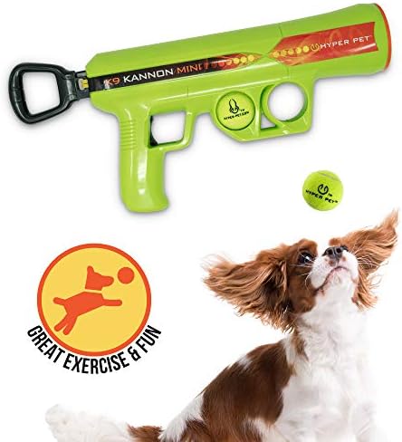 Hyper Pet GoDogGo Fetch Machine Dog Ball Launcher & Automatic Ball Launcher for Dogs With Five 2.5" Balls for Dogs 20-60 Pounds