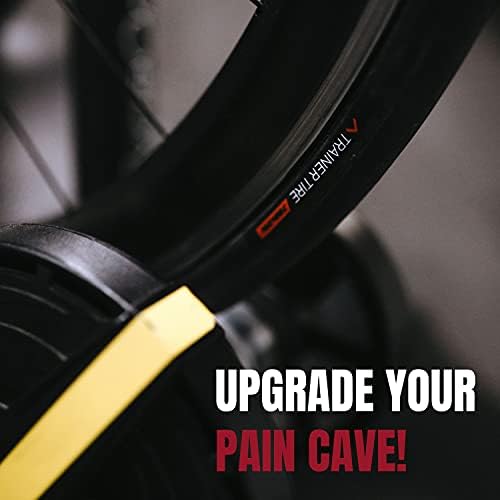 KOM Cycling Indoor Trainer Tire 700 x 25c - Road Bike Tire With Quiet Long Lasting Proprietary Rubber Compound - Perfect for Saris, Kinetic Kurt