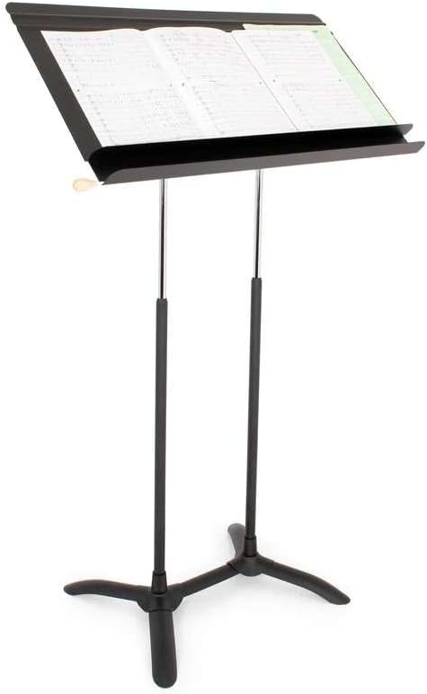 Manhasset 5401 Regal Conductor's Music Stand | Wide Conductor's Desk, Adjustable Height, Orchestra, Choir, Band, Rehearsal