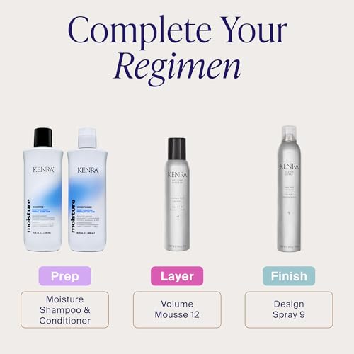 Kenra Design Spray 9 | Light Hold Hairspray | Tames Frizz & Flyaways | Lightweight, Brushable Formula | All Hair Types