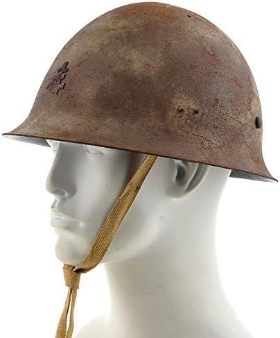 WW2 Japanese Imperial Naval Landing Forces Steel Helmet Hand Aged