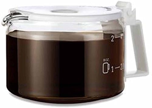 Medelco 4 Cup Glass Universal Replacement Carafe - White