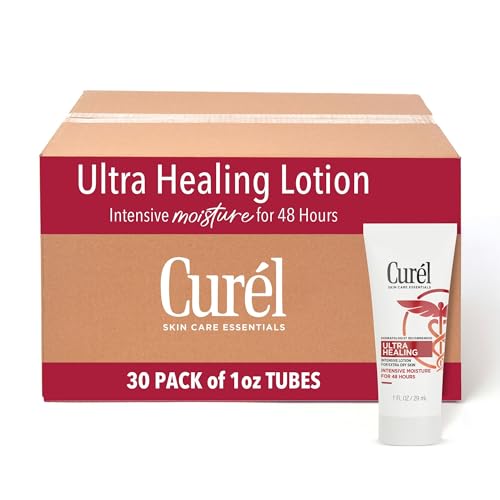 Curel Ultra Healing Intensive Fragrance-Free Lotion For Extra-Dry Skin, Dermatologist Recommended, Ideal for Sensitive Skin, Cruelty Free, Paraben Free, 20 Oz | Repairs Moisture Barrier, Ceremides, Dry & Sensitive Skin, Eczema-Prone, Dermatologist Recomm…