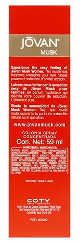 Jovan Musk Cologne Concentrate Spray 2.0 Oz Musk Cologne Concentrate Spray 2.0 Oz (60 Ml) (W)