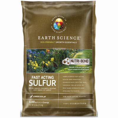 Fast Acting Sulfur For Lawns & Plants, 25-Lbs., Covers 5,000 Sq. Ft.
