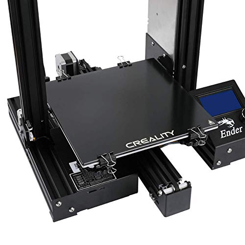 Creality Ender 3 Glass Bed Upgraded Build Surface Plate, 235x235x4mm | Upgraded glass bed, no edge curling, no logo imprints, improved flatness