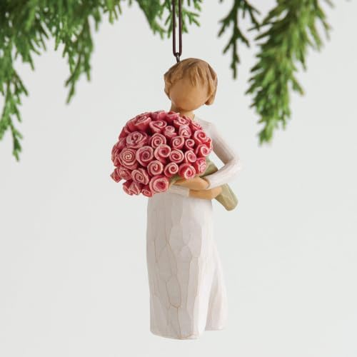 Willow Tree Abundance Hanging Ornament, Sculpted Hand-Painted Figure | Cast from a Susan Lordi Original Carving, Meaningful Gift for Any Occasion, Ready to Hang, Collectible Resin Keepsake