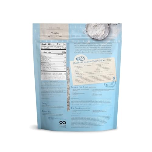 Pamela’s All Purpose Flour Mix for Gluten Free Baking, Cookies, Bread and Homemade Recipes, Artisan Blend Vegan Flour Replacement