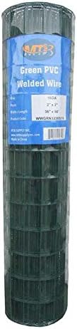 16GA Galvanized 48in x 50ft-3in x 2in Welded Wire Mesh Garden Economy Fence