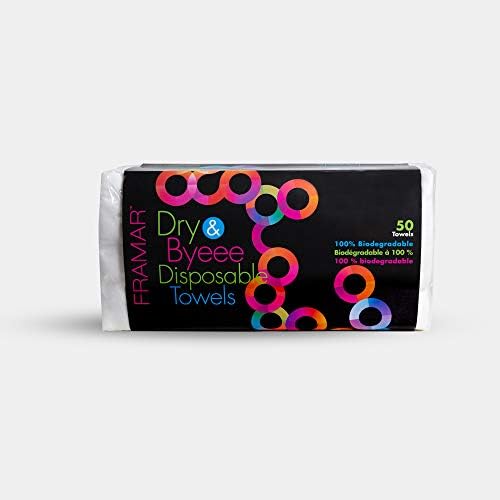 FRAMAR Biodegradable Salon Towels for Hair Stylist, Hair Towels for Women | Disposable Towel, Salon Towel, for Spa, Barber, Gym