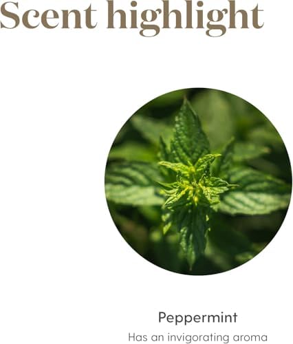 Young Living Peppermint Essential Oil | 5 ml | Refreshing Mint Aroma for Invigoration, Soothing Comfort, & Cognitive Clarity | Perfect for Diffusion