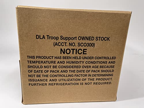 Ultimate US Military MRE Case, 08/2018+ Inspection, Case B | MRE Case Genuine Issue – US Military Surplus MRE Case B, Inspection Date 08/2018 or Newer