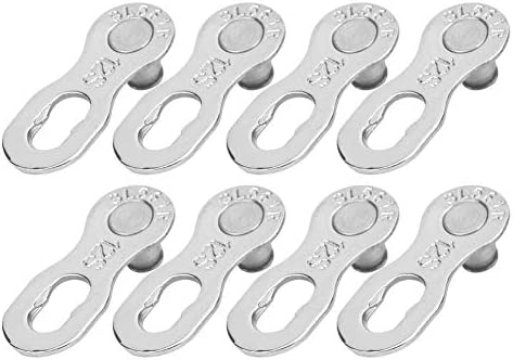 RiToEasysports 4Pair Chain Connector,Steel 12 Speed Chain Missing Link Connector Parts Cycling Accessory for Mountain Bike and Road Bike Chain