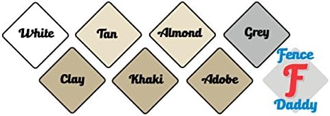 Vinyl Fence Post Repair Kit (Alternative to Replacement Vinyl Fence Panels, Posts, Pickets, Sections, Rails and Parts) White Fence Daddy Kit