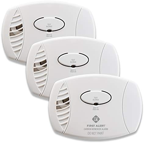 First Alert Plug in Carbon Monoxide Alarm | CO606, 9V Battery Backup