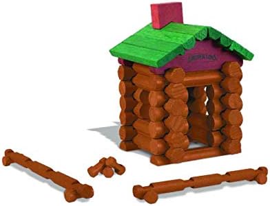 Worlds Smallest Lincoln Logs, Multicolor, Miniature Building Set