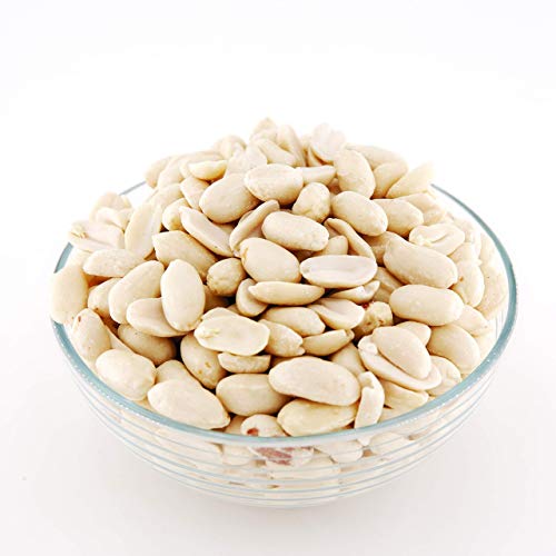 Sky | Premium USA Grown Virginia Blanched Peanuts Unsalted, Unsalted Raw Peanuts Shelled, Raw Shelled Peanuts, Unshelled Raw Peanuts (Blanched, 10lb)