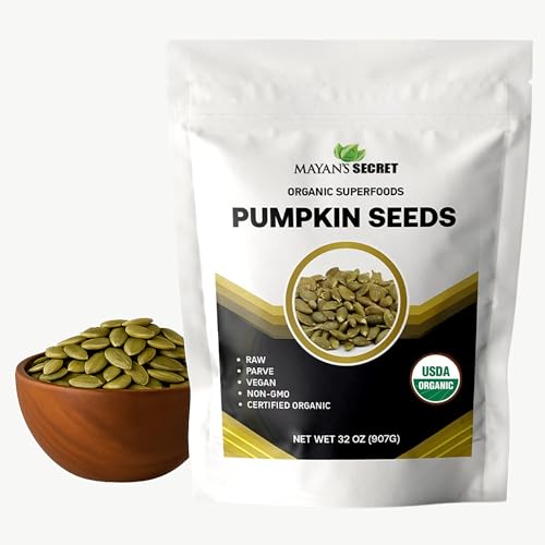 Mayan's Secret - Raw Pumpkin Seeds Organic, 2 Lbs - Premium Quality | Fresh | Unsalted