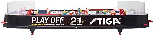 Stiga Tabletop Ice Hockey Game Play Off 21 Sweden-Canada,Black/White,96 x 50 cm