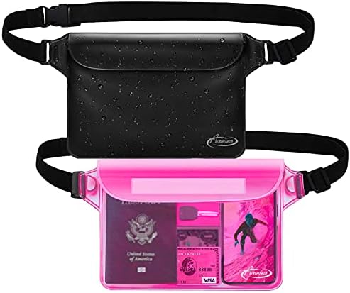 AiRunTech Waterproof Fanny Pack,Phone Pouch Dry Bag for Passport Wallet Purse,Floating Waterproof Bags for Travel Beach Swimming Kayaking Boating Cruise Accessories