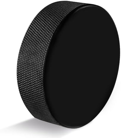 18 Pack Ice Hockey Pucks with 3 Reusable Mesh Bag, Official Regulation, Diameter 3", Thickness 1", 6oz, Black